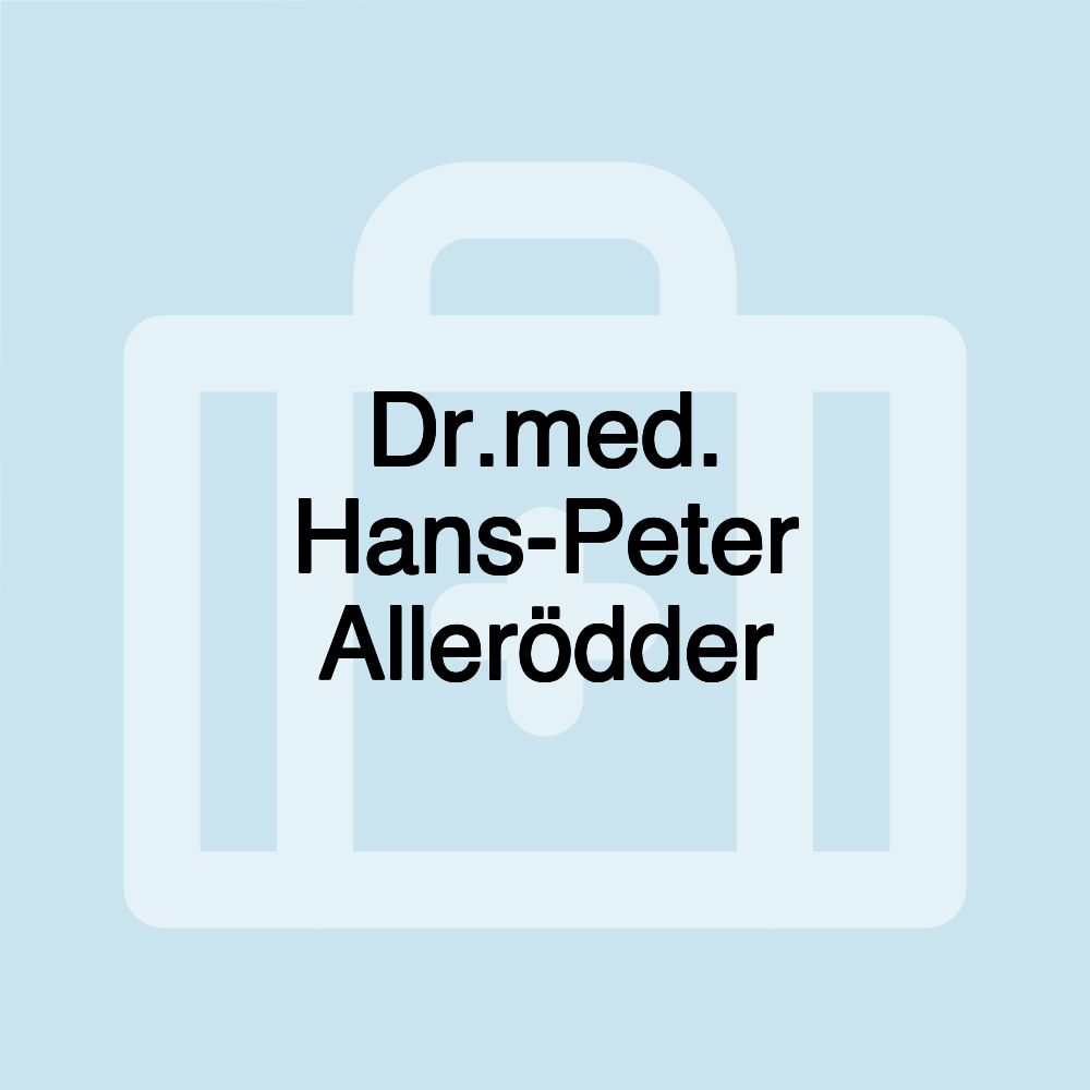 Dr.med. Hans-Peter Allerödder