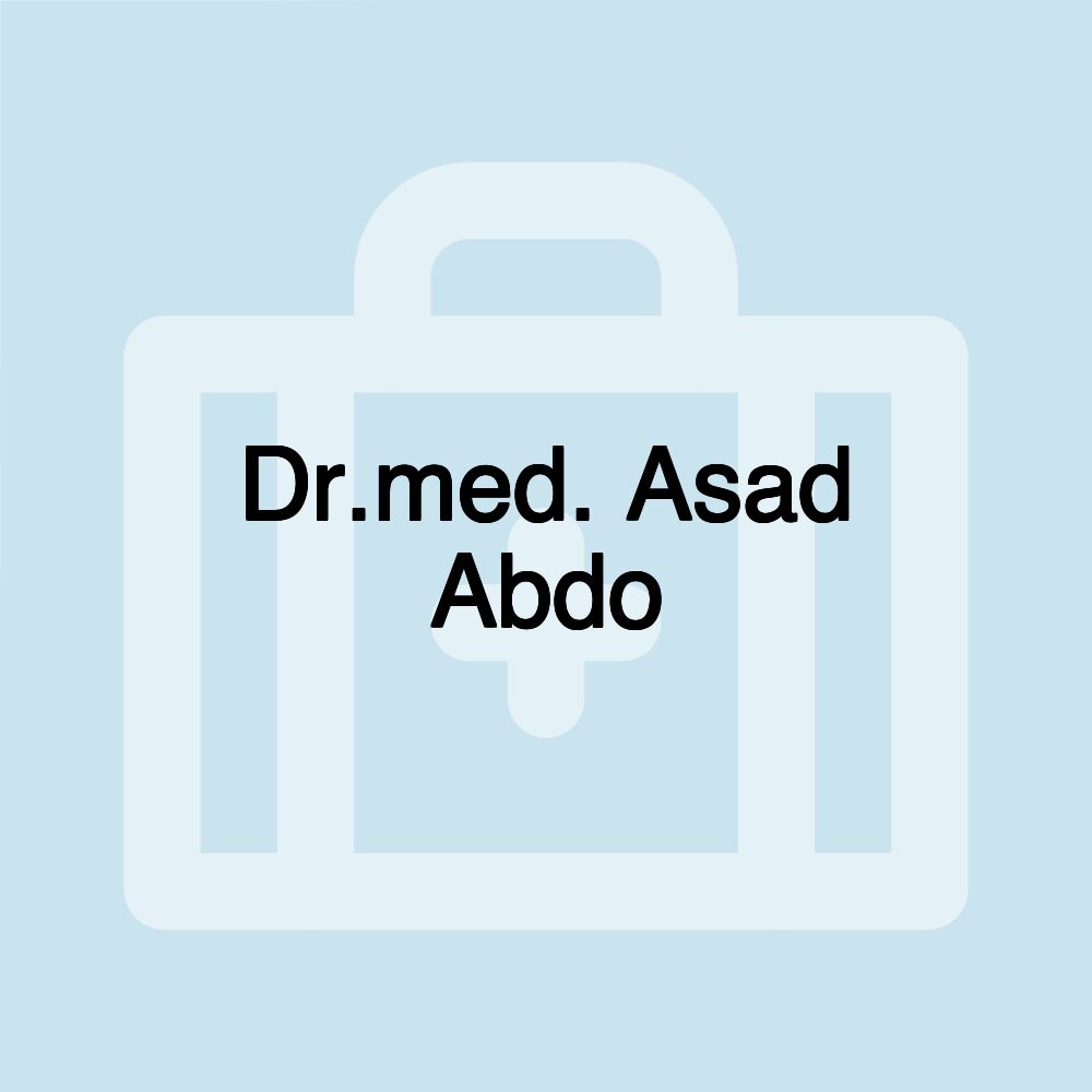 Dr.med. Asad Abdo