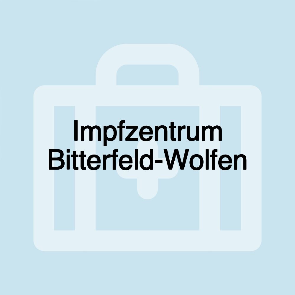 Impfzentrum Bitterfeld-Wolfen