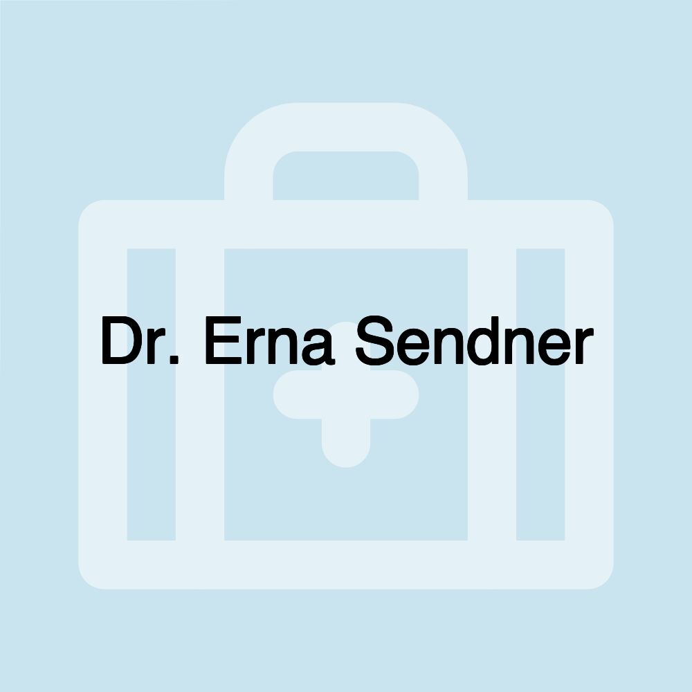 Dr. Erna Sendner