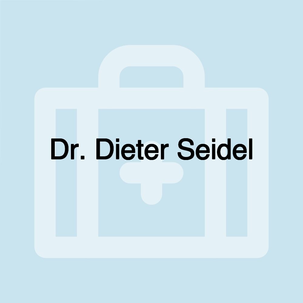 Dr. Dieter Seidel