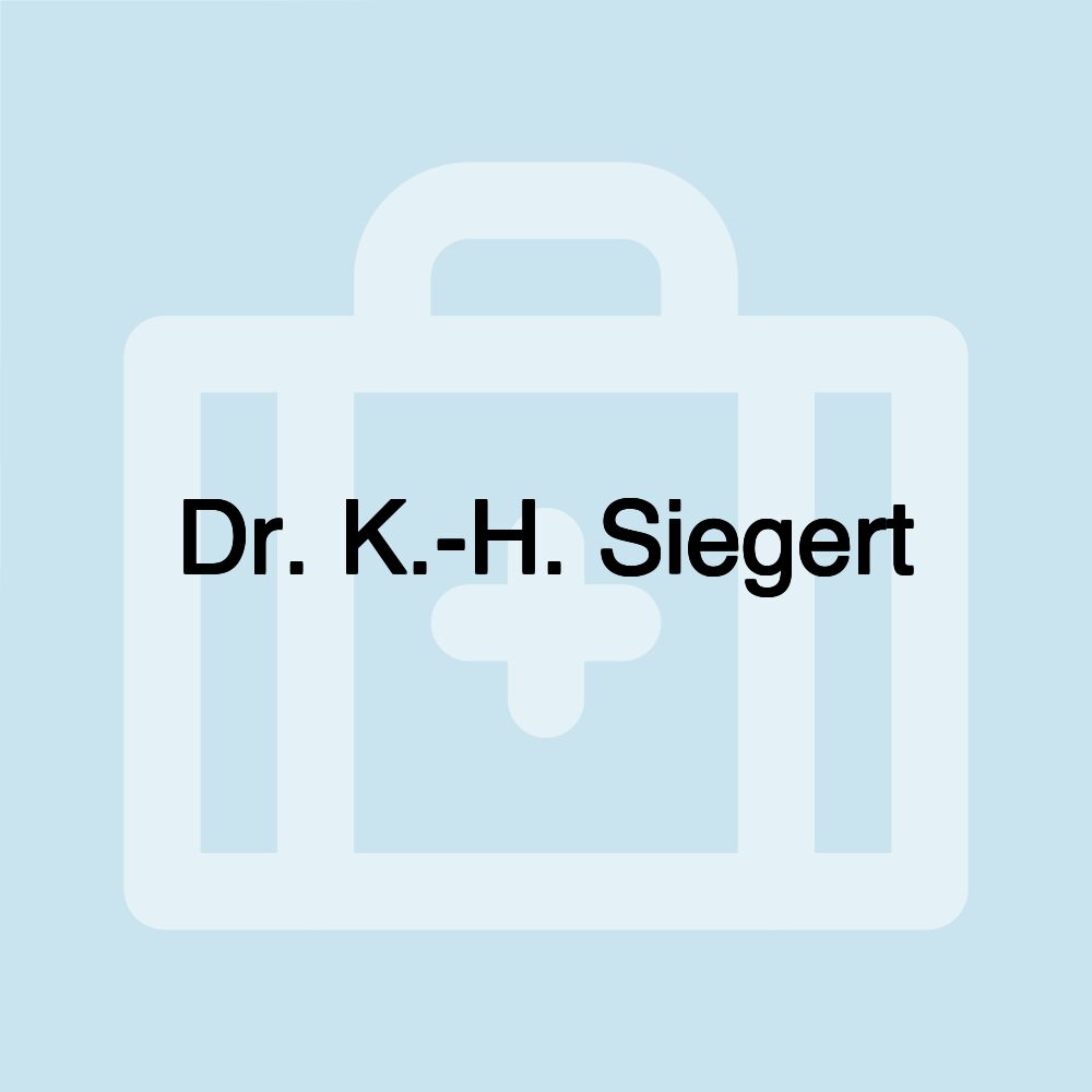 Dr. K.-H. Siegert