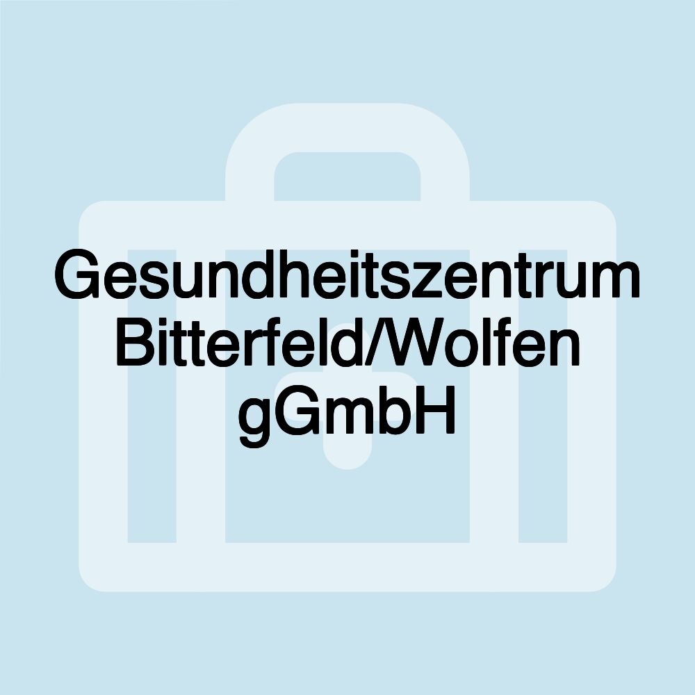 Gesundheitszentrum Bitterfeld/Wolfen gGmbH