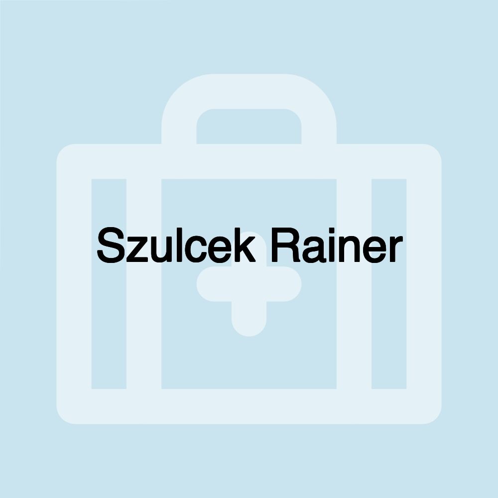 Szulcek Rainer