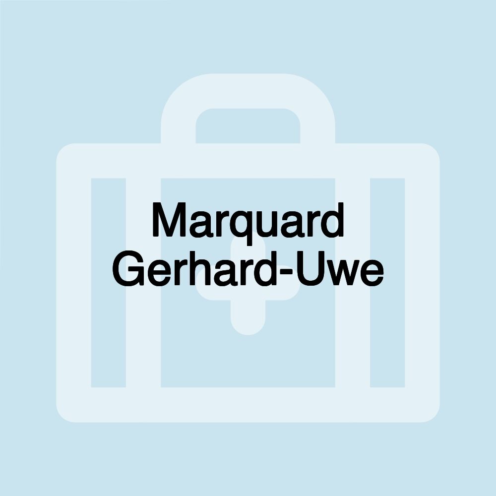 Marquard Gerhard-Uwe