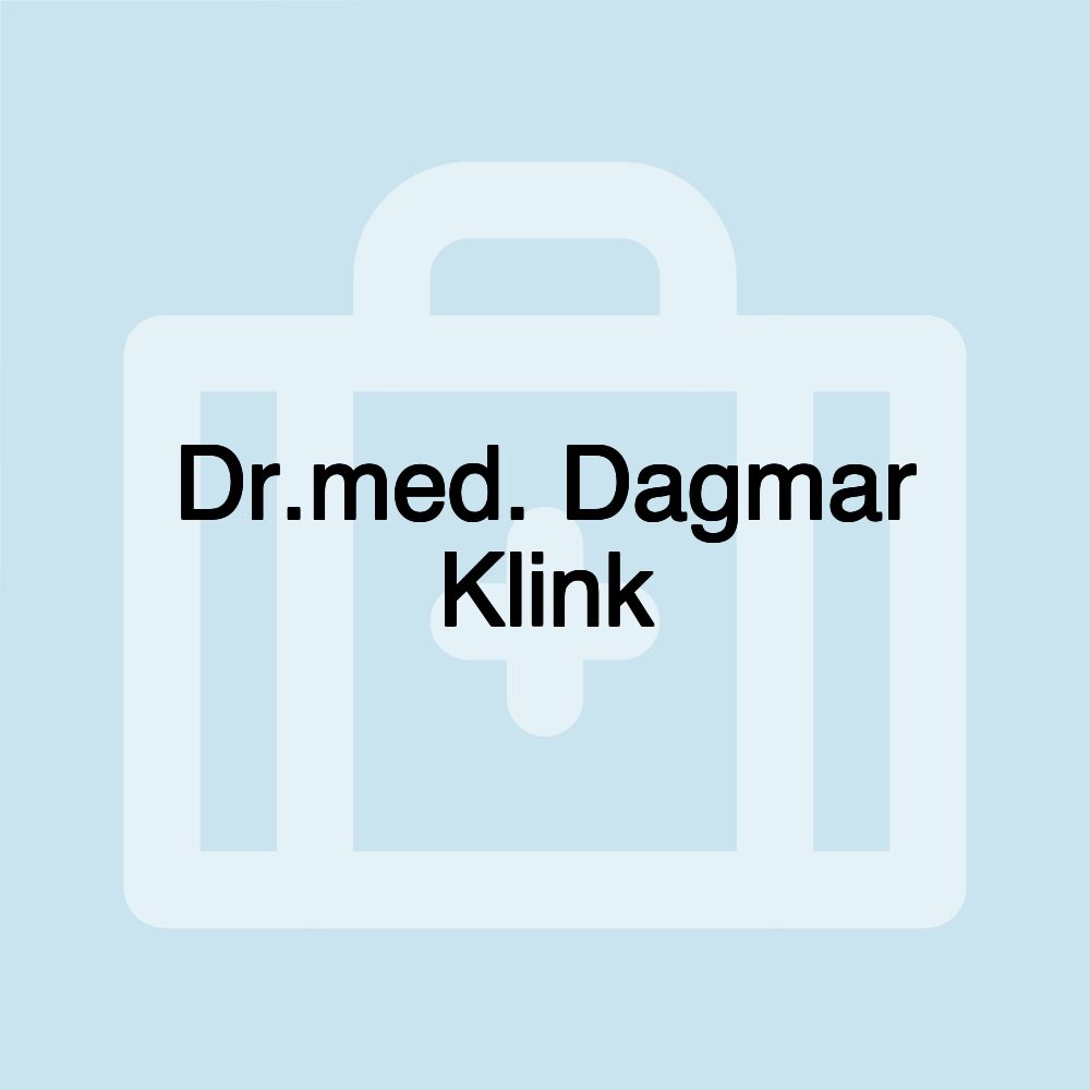 Dr.med. Dagmar Klink