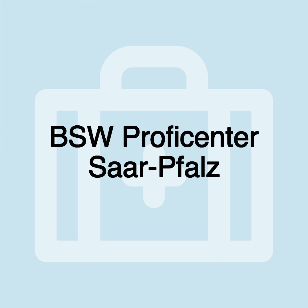 BSW Proficenter Saar-Pfalz