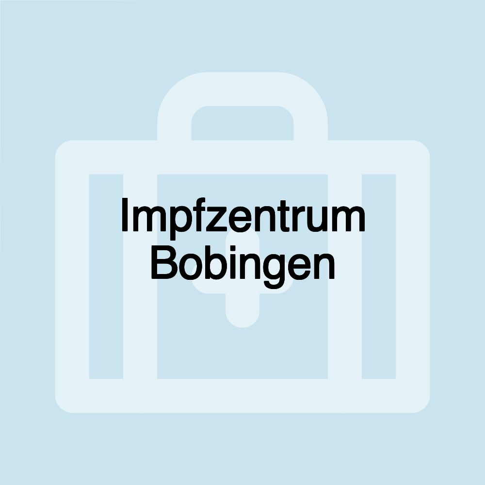 Impfzentrum Bobingen