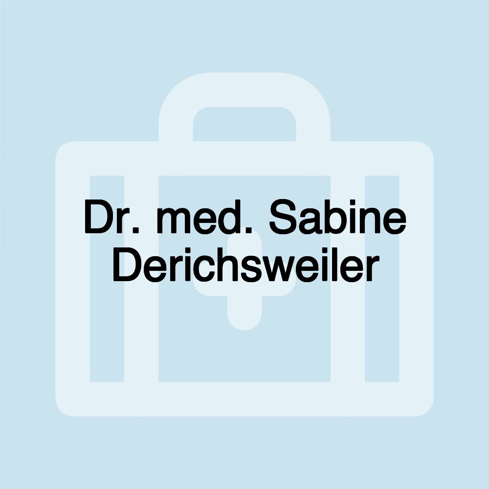 Dr. med. Sabine Derichsweiler