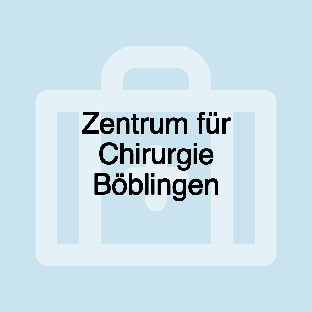 Zentrum für Chirurgie Böblingen