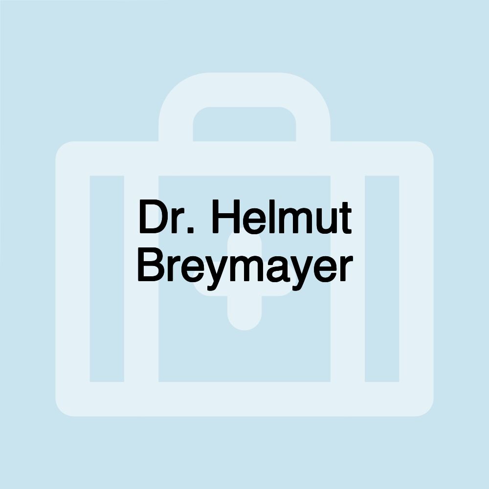 Dr. Helmut Breymayer