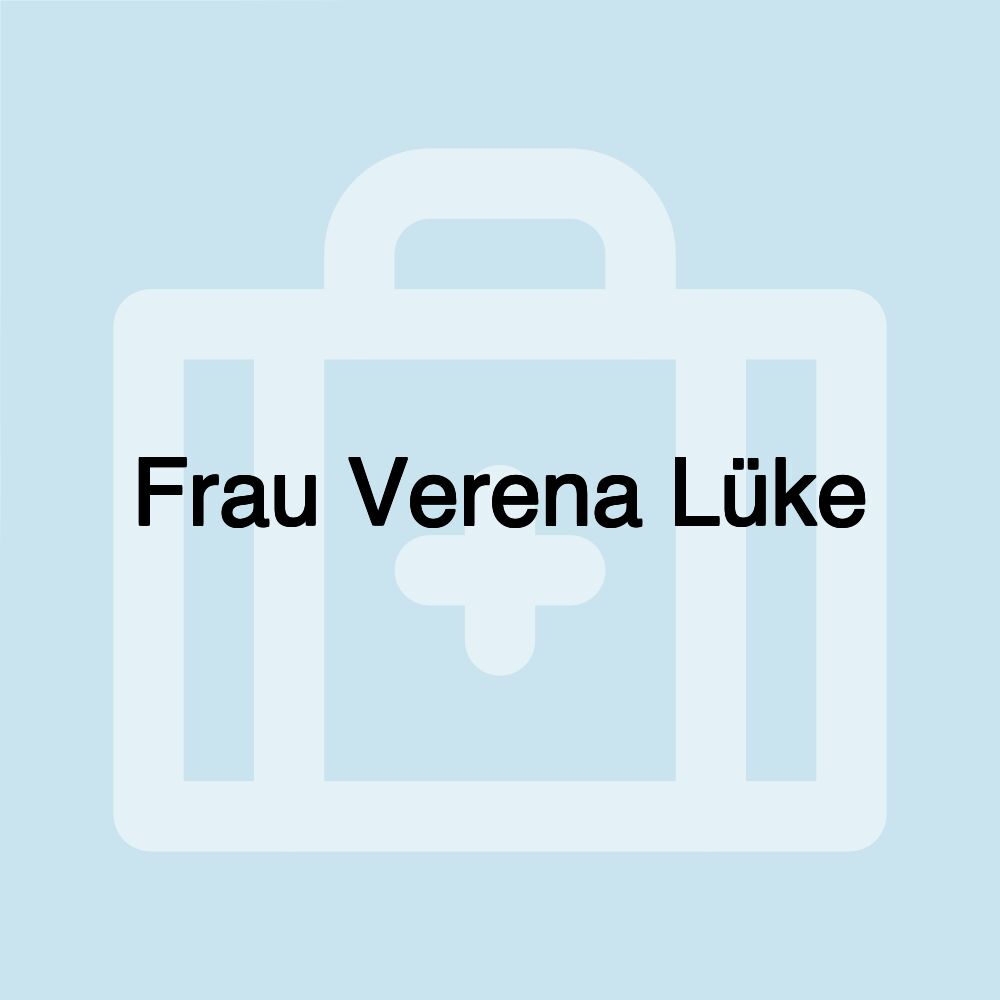 Frau Verena Lüke