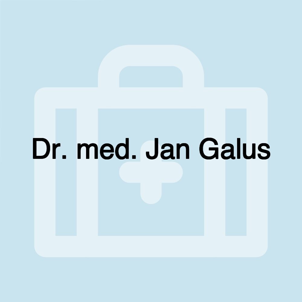 Dr. med. Jan Galus