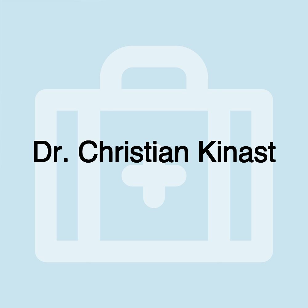 Dr. Christian Kinast