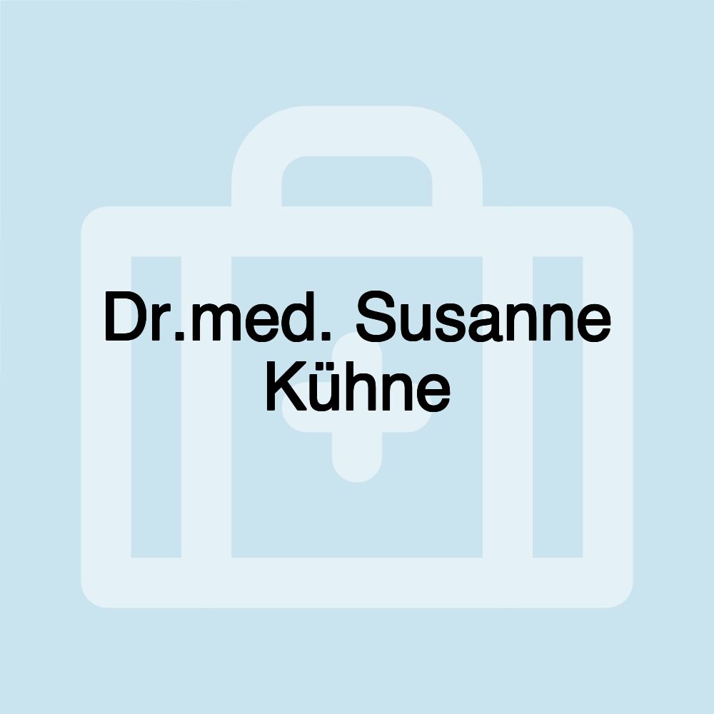 Dr.med. Susanne Kühne