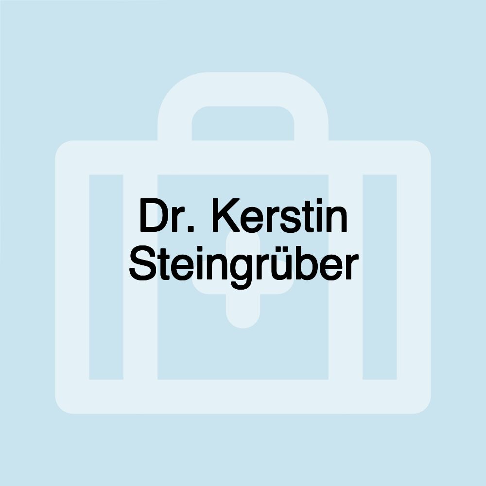 Dr. Kerstin Steingrüber