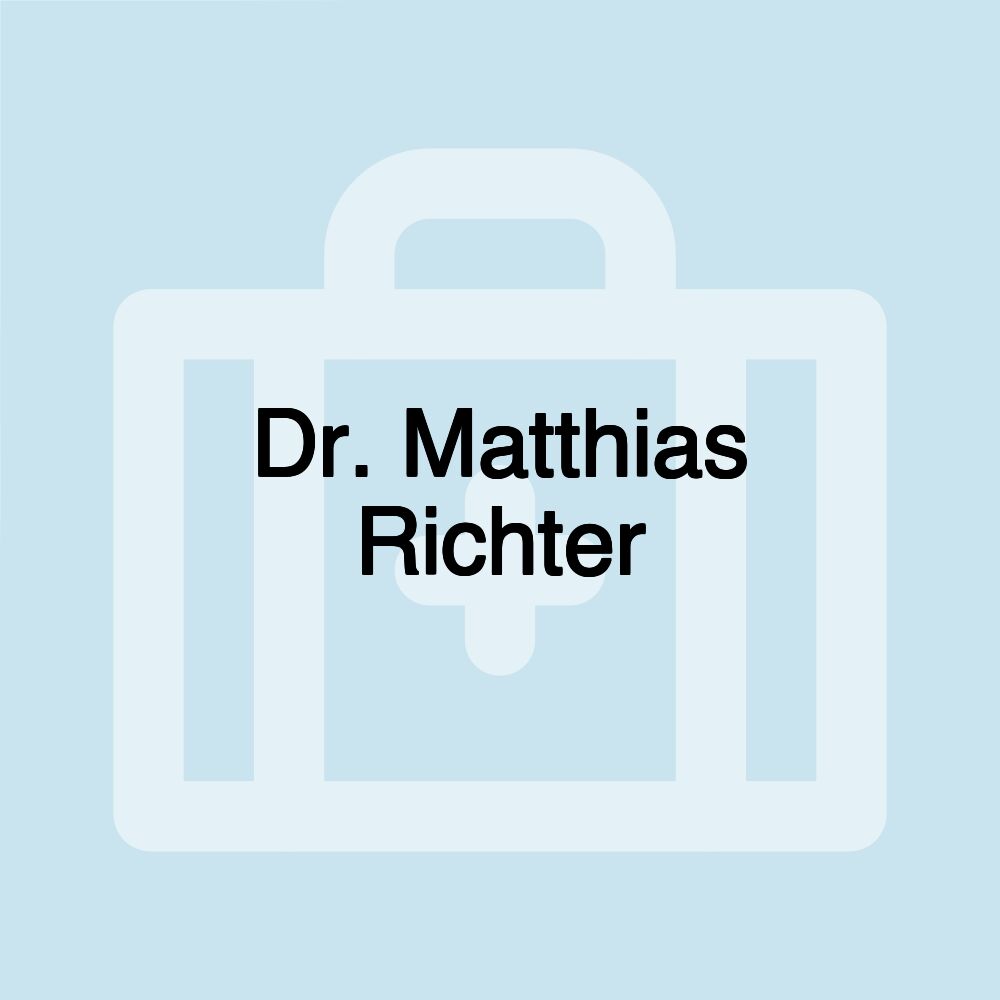 Dr. Matthias Richter