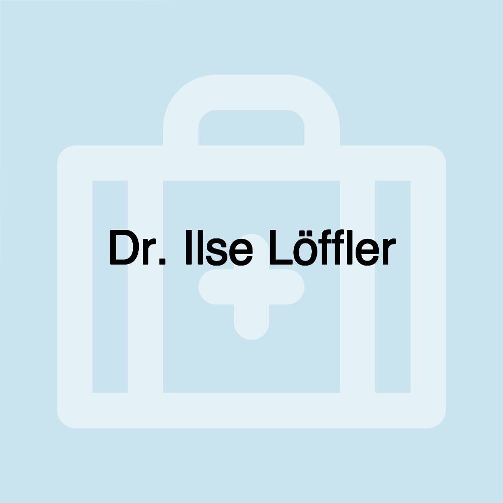 Dr. Ilse Löffler