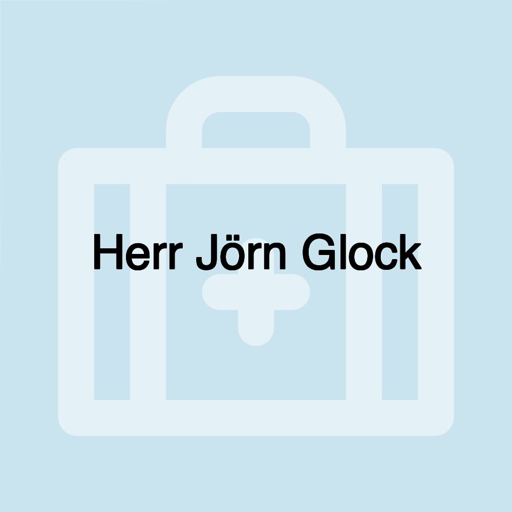 Herr Jörn Glock