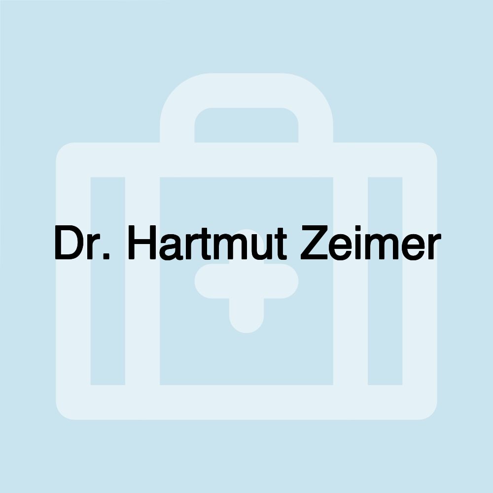 Dr. Hartmut Zeimer