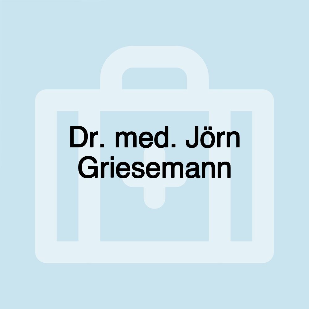 Dr. med. Jörn Griesemann