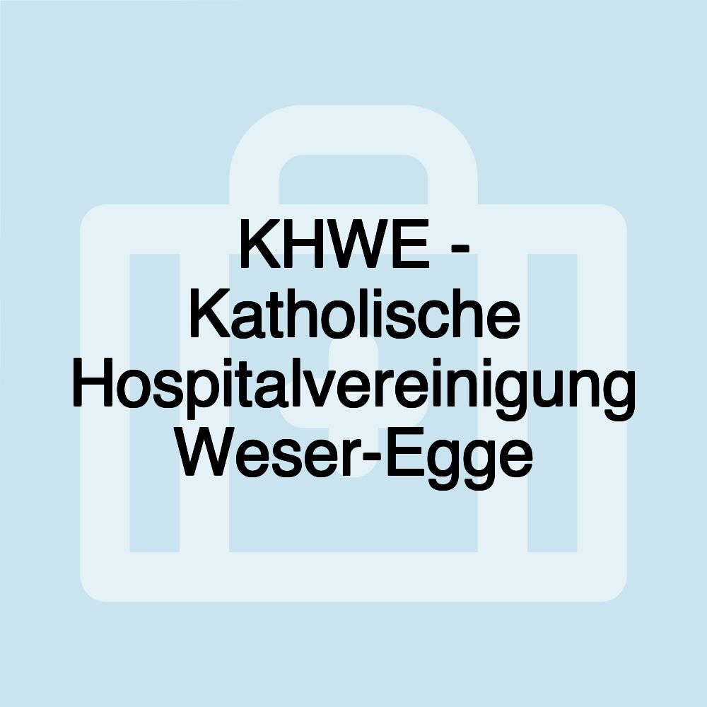 KHWE - Katholische Hospitalvereinigung Weser-Egge