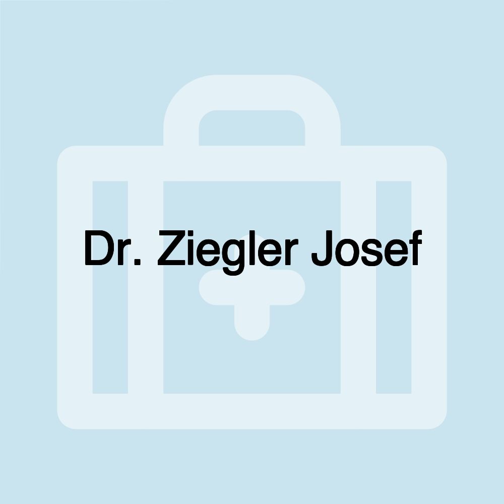 Dr. Ziegler Josef