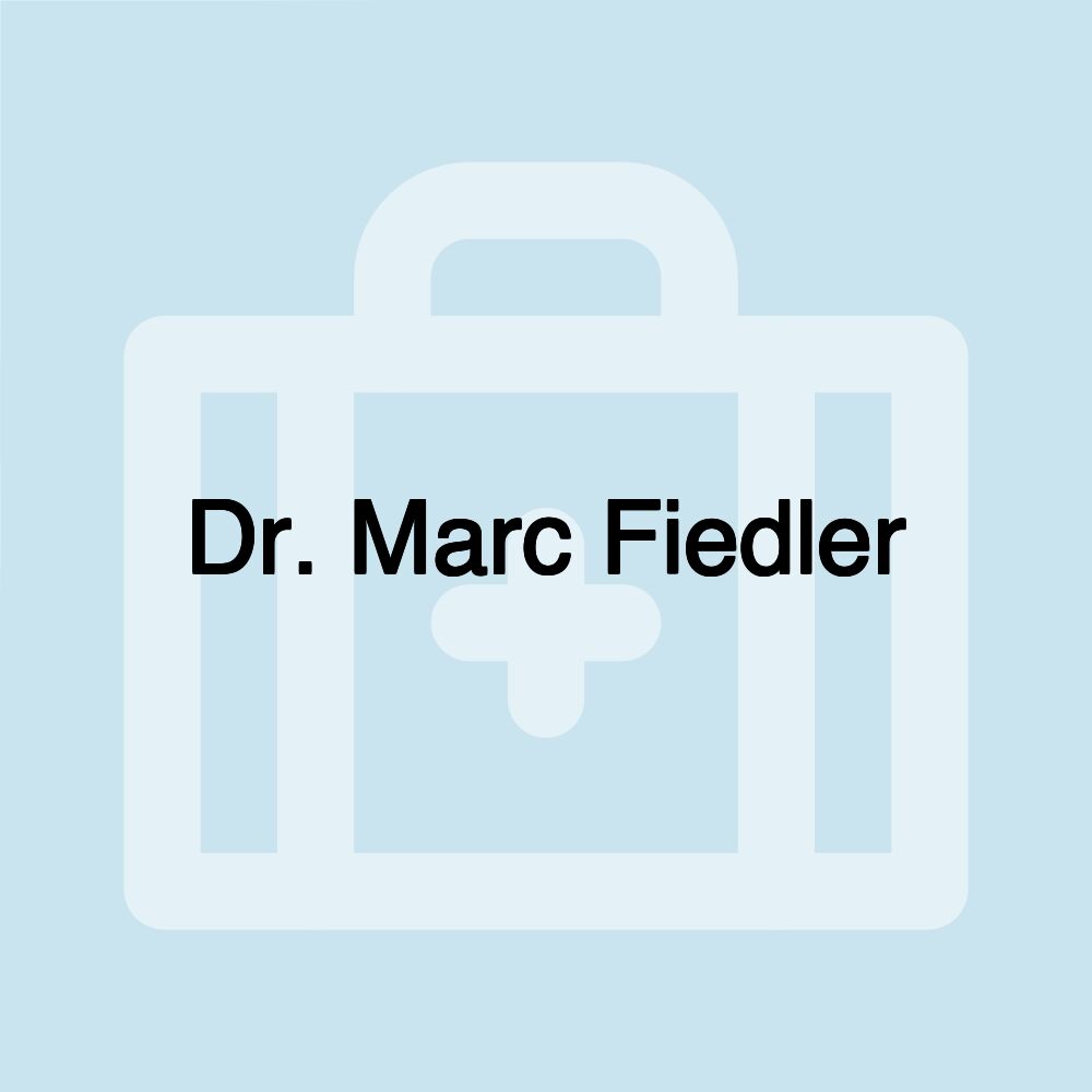 Dr. Marc Fiedler