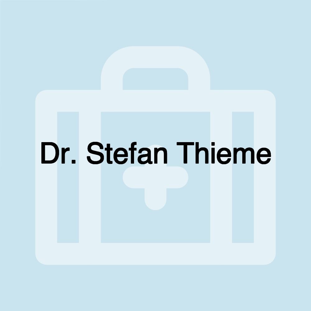 Dr. Stefan Thieme