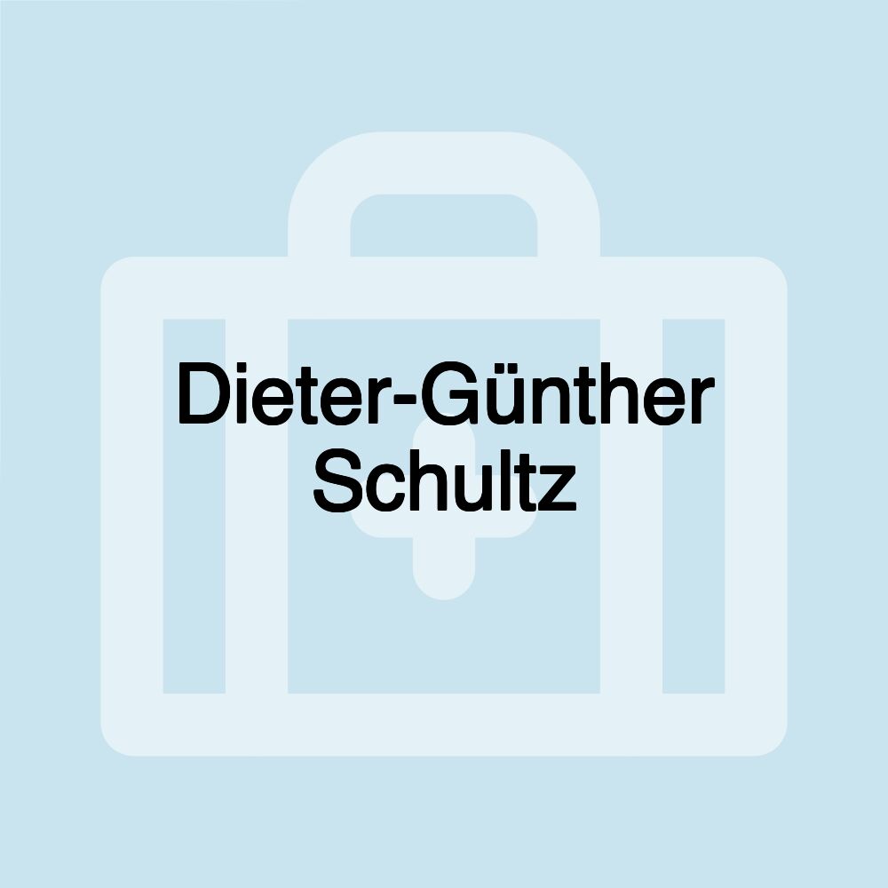 Dieter-Günther Schultz