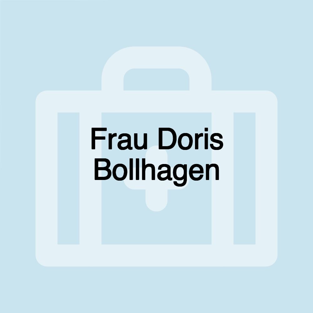 Frau Doris Bollhagen