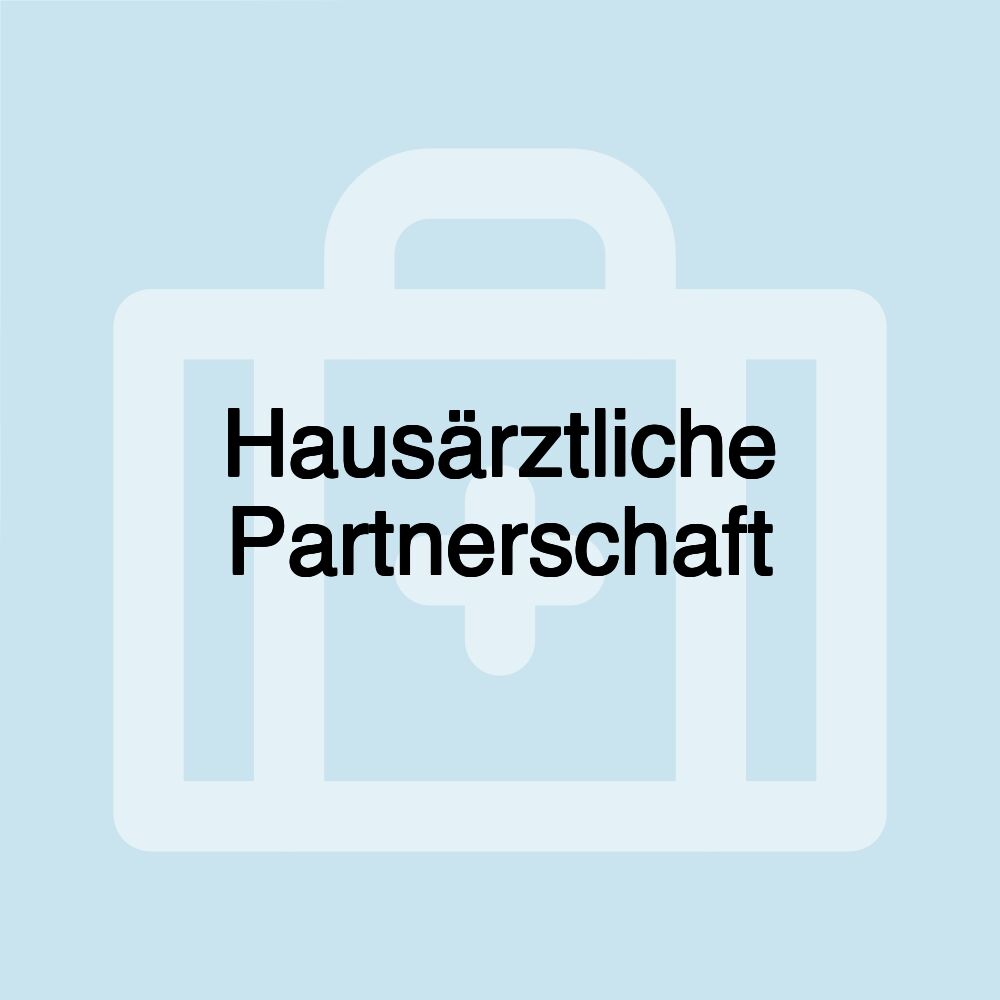 Hausärztliche Partnerschaft