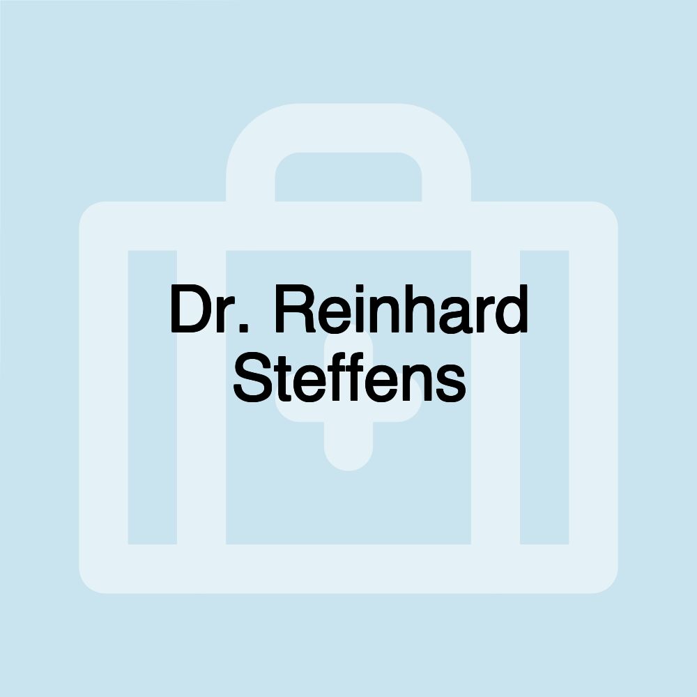 Dr. Reinhard Steffens