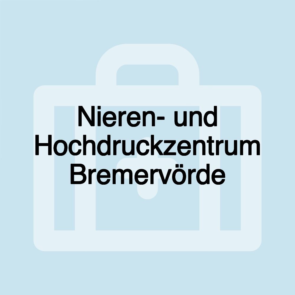 Nieren- und Hochdruckzentrum Bremervörde