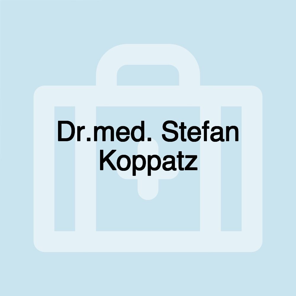 Dr.med. Stefan Koppatz