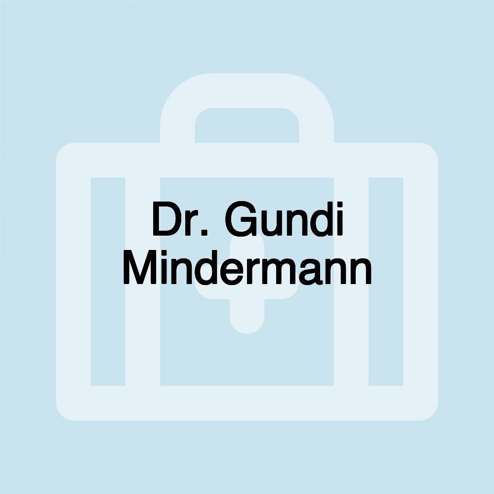 Dr. Gundi Mindermann