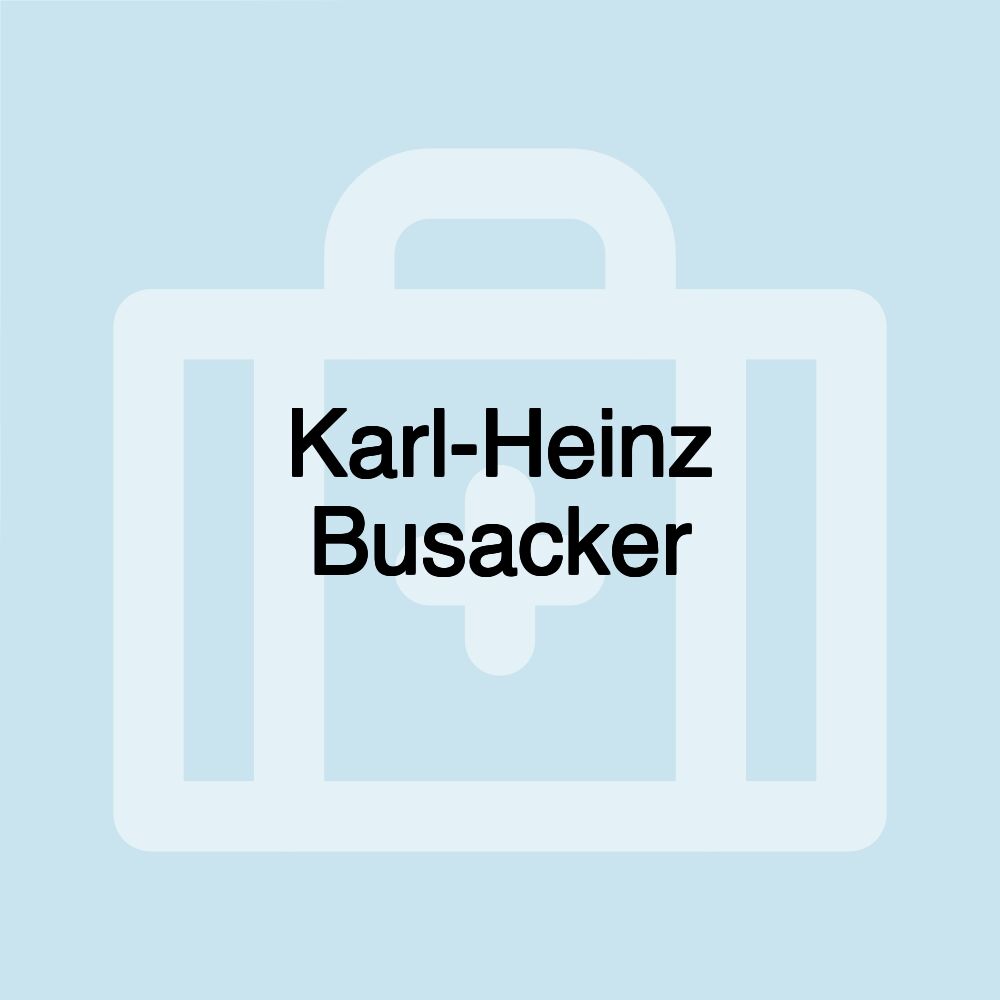 Karl-Heinz Busacker