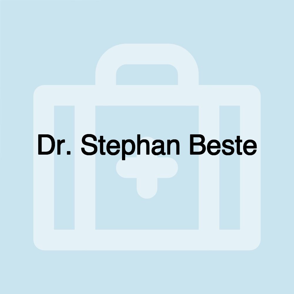 Dr. Stephan Beste