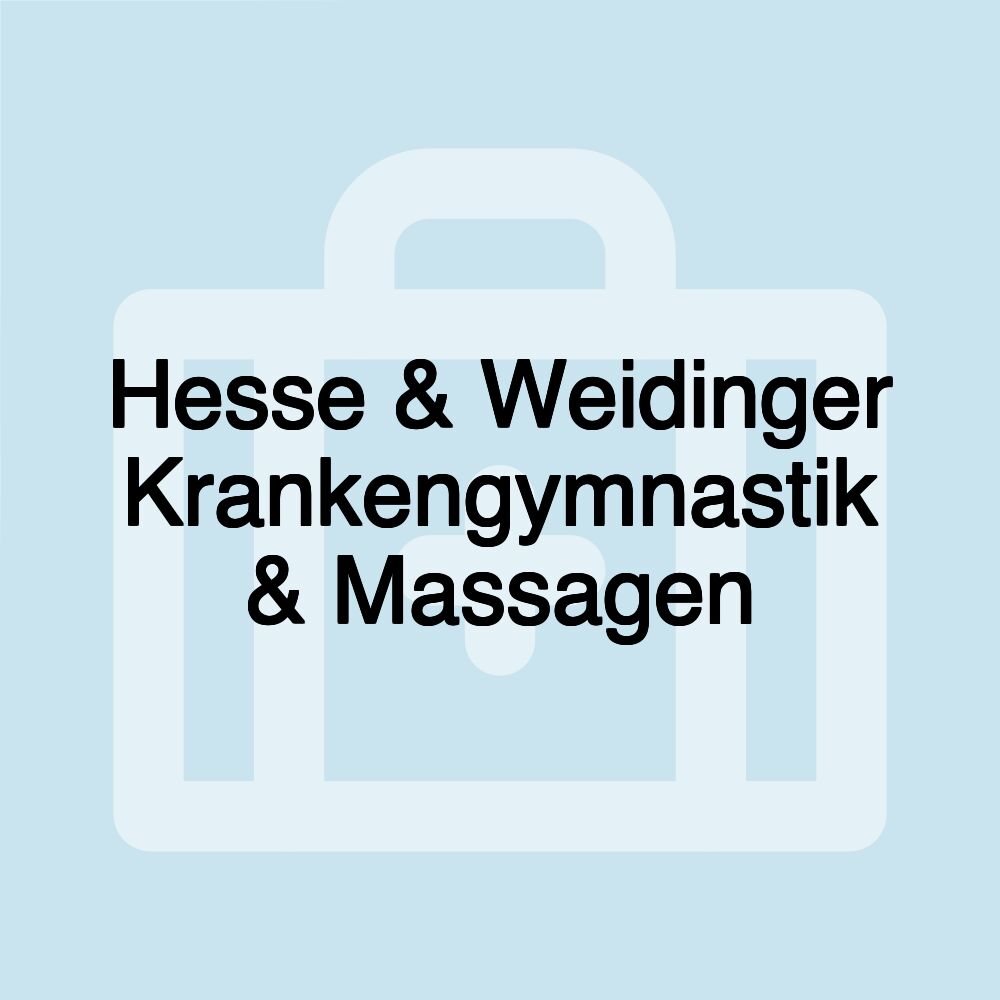 Hesse & Weidinger Krankengymnastik & Massagen