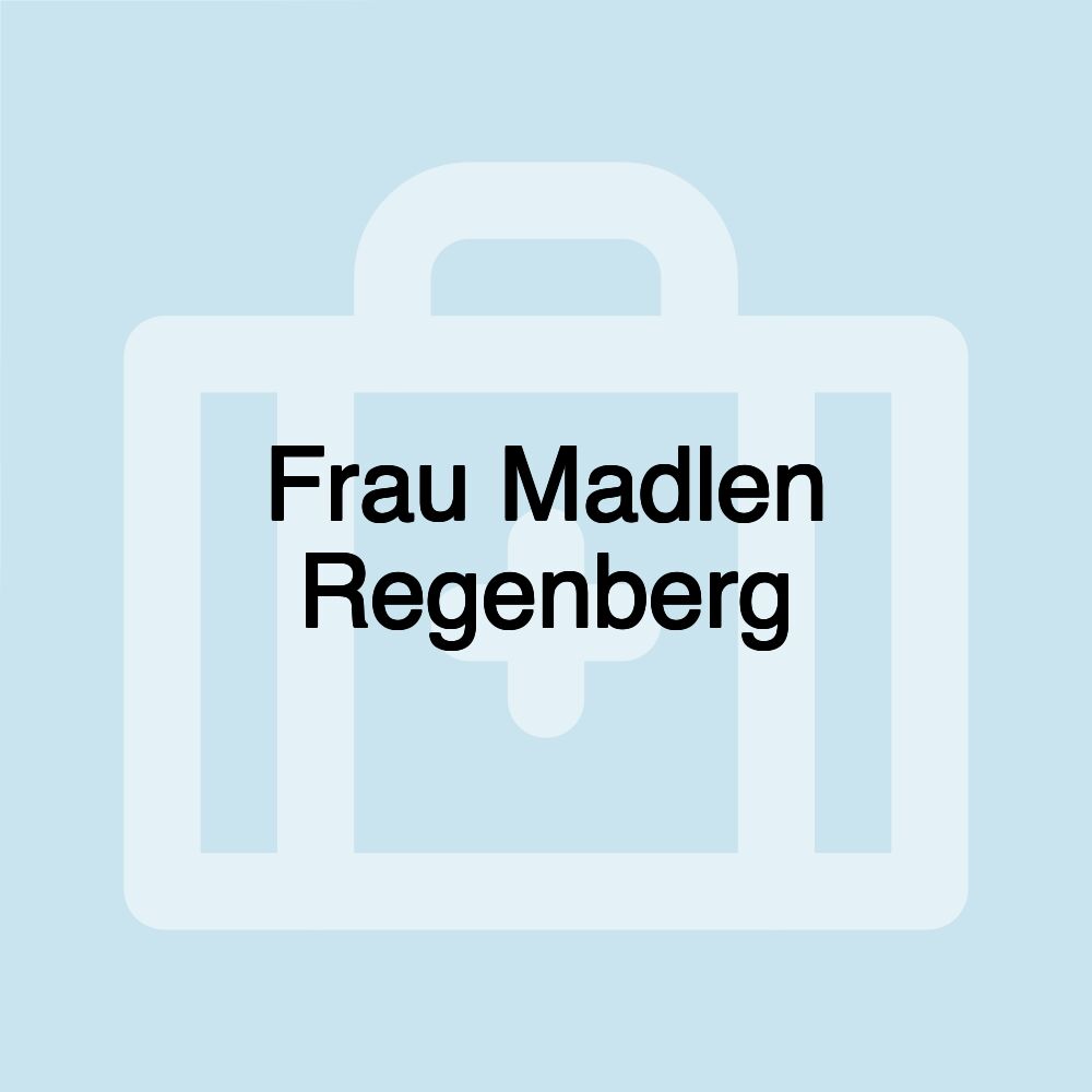 Frau Madlen Regenberg