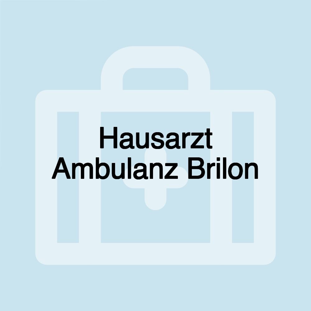 Hausarzt Ambulanz Brilon