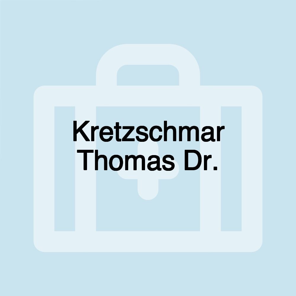 Kretzschmar Thomas Dr.