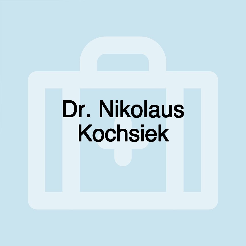 Dr. Nikolaus Kochsiek