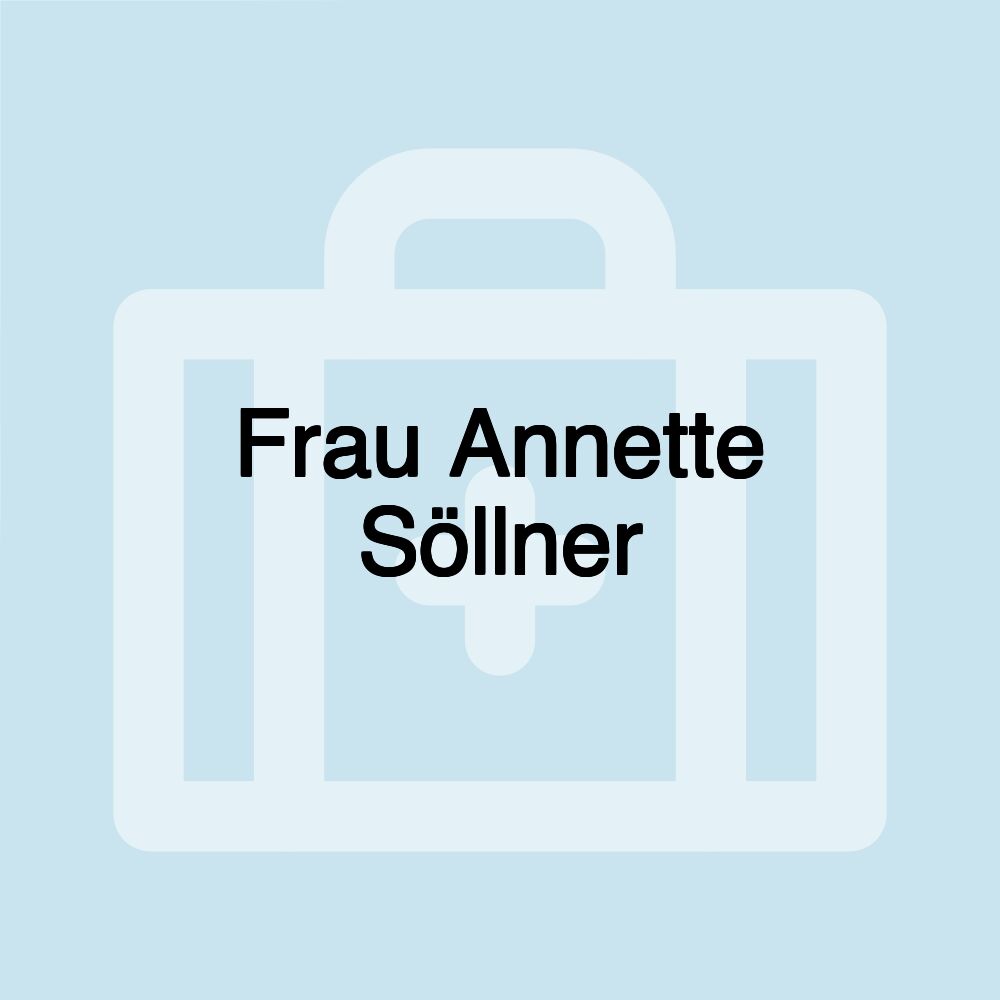 Frau Annette Söllner