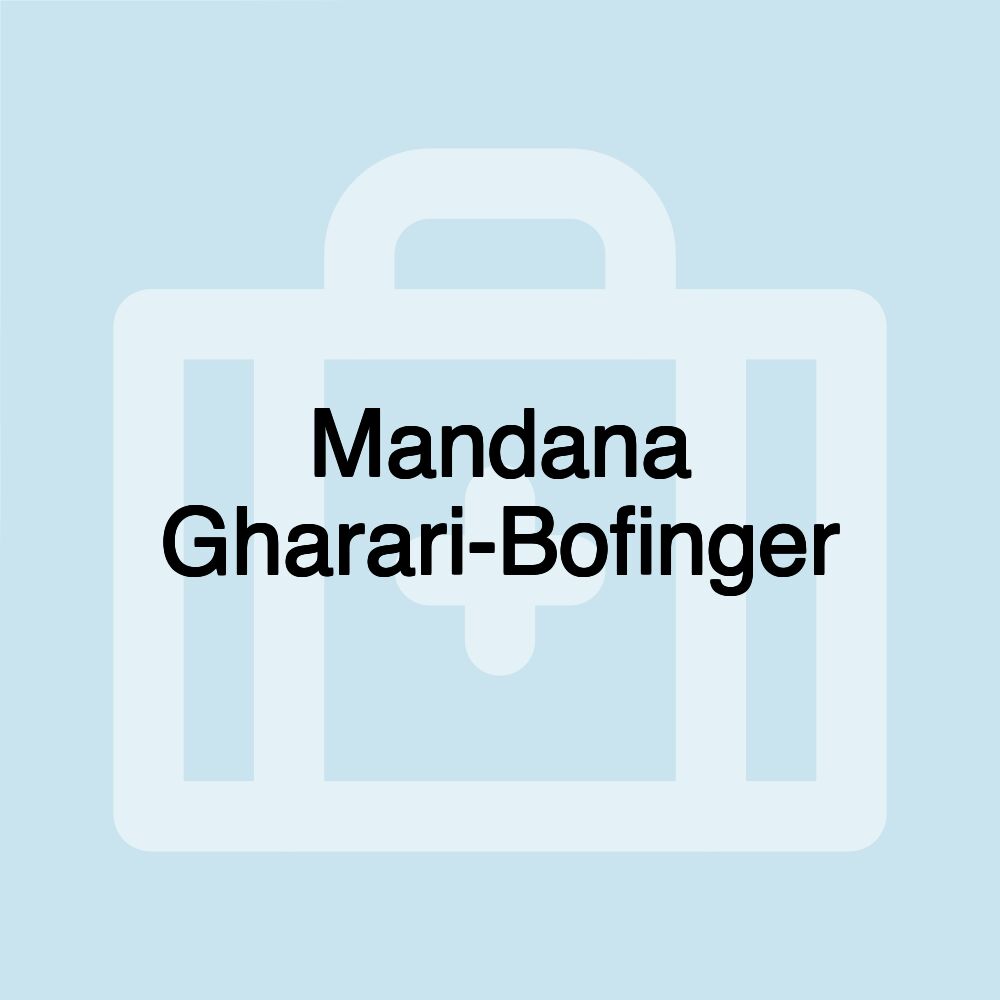 Mandana Gharari-Bofinger