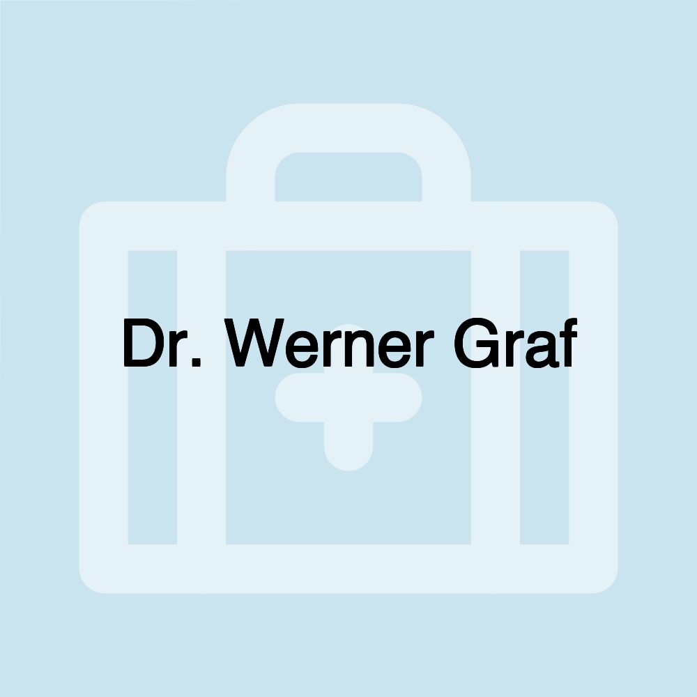 Dr. Werner Graf