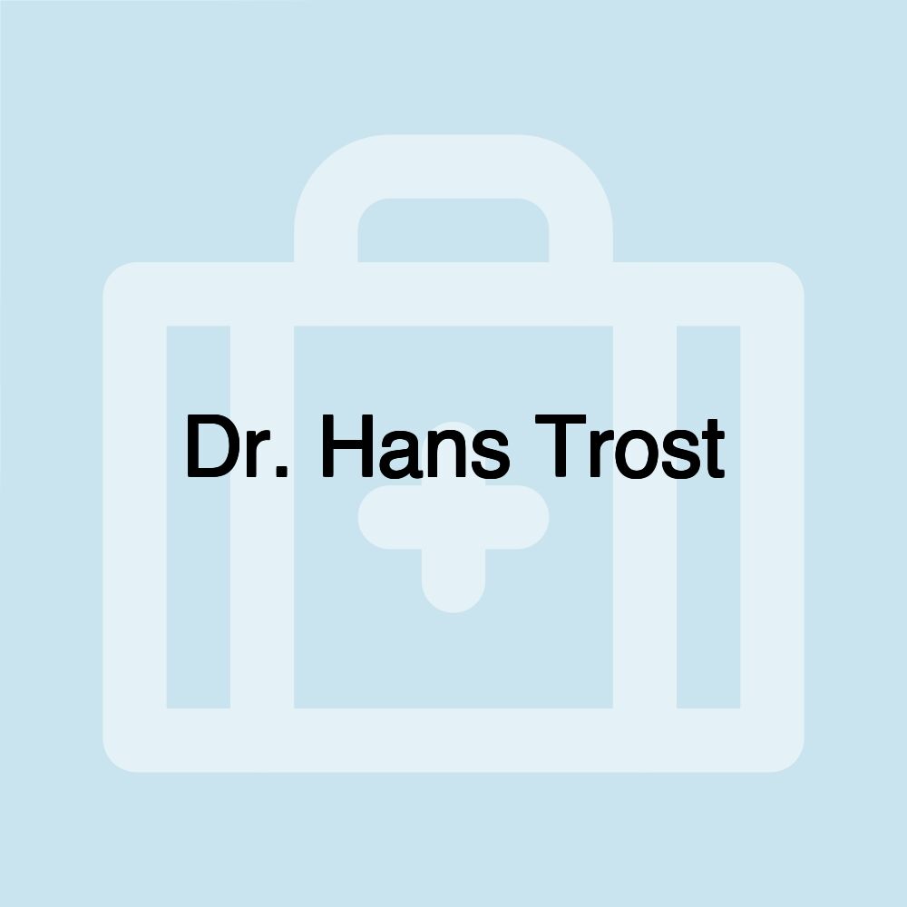 Dr. Hans Trost