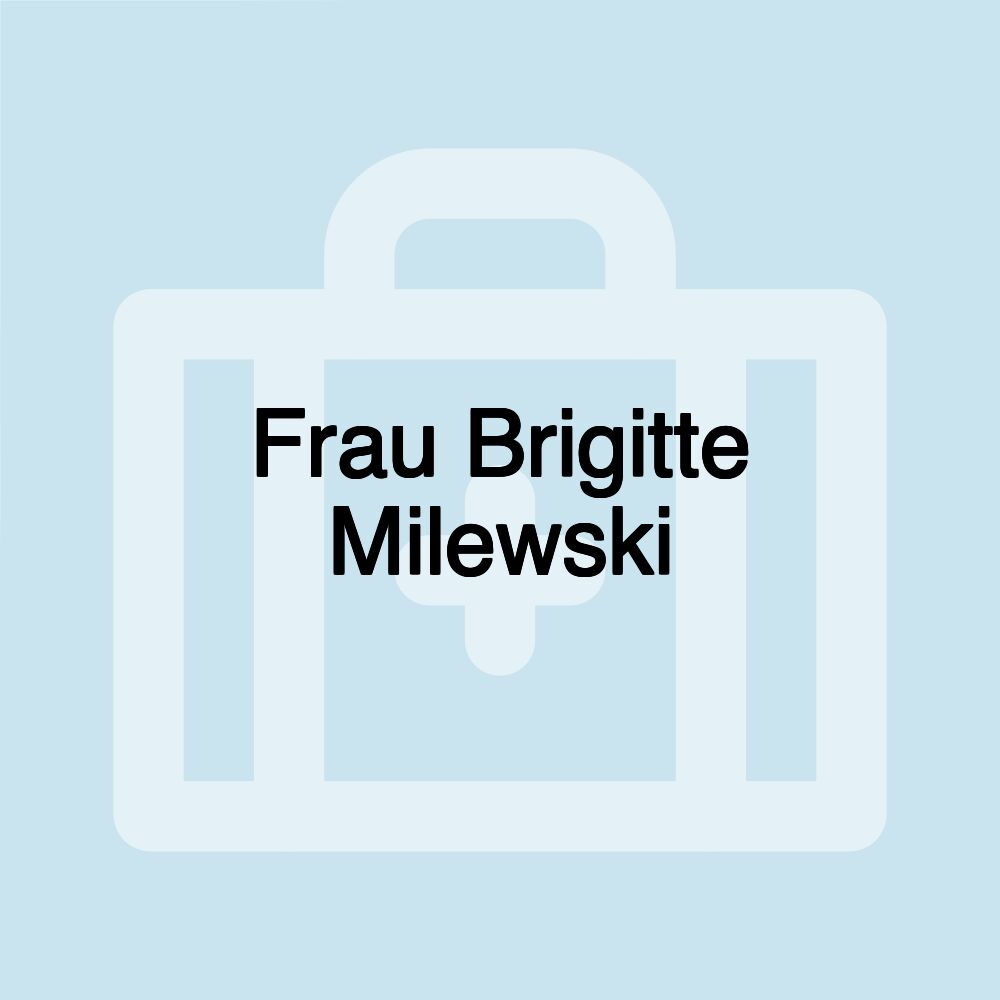 Frau Brigitte Milewski