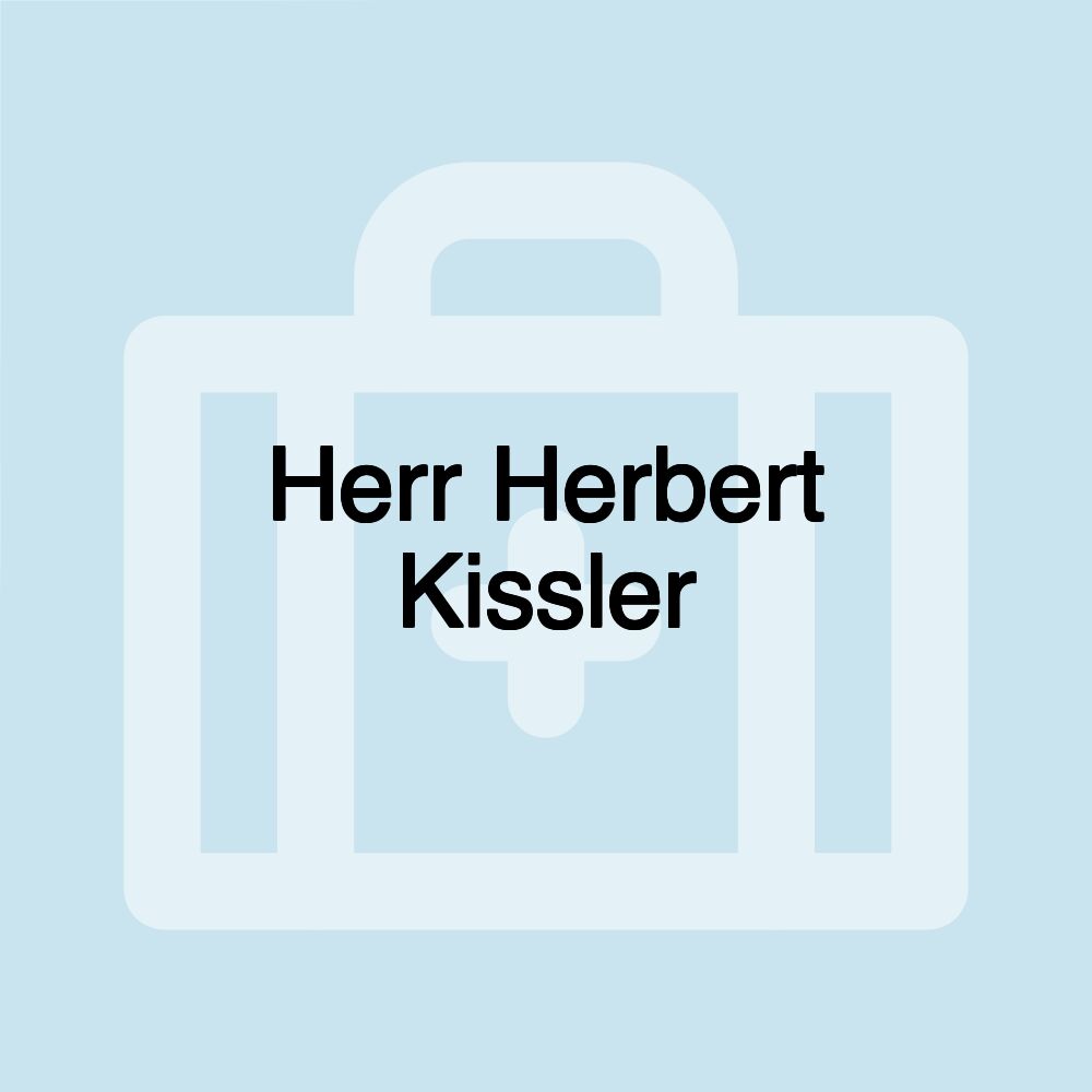 Herr Herbert Kissler