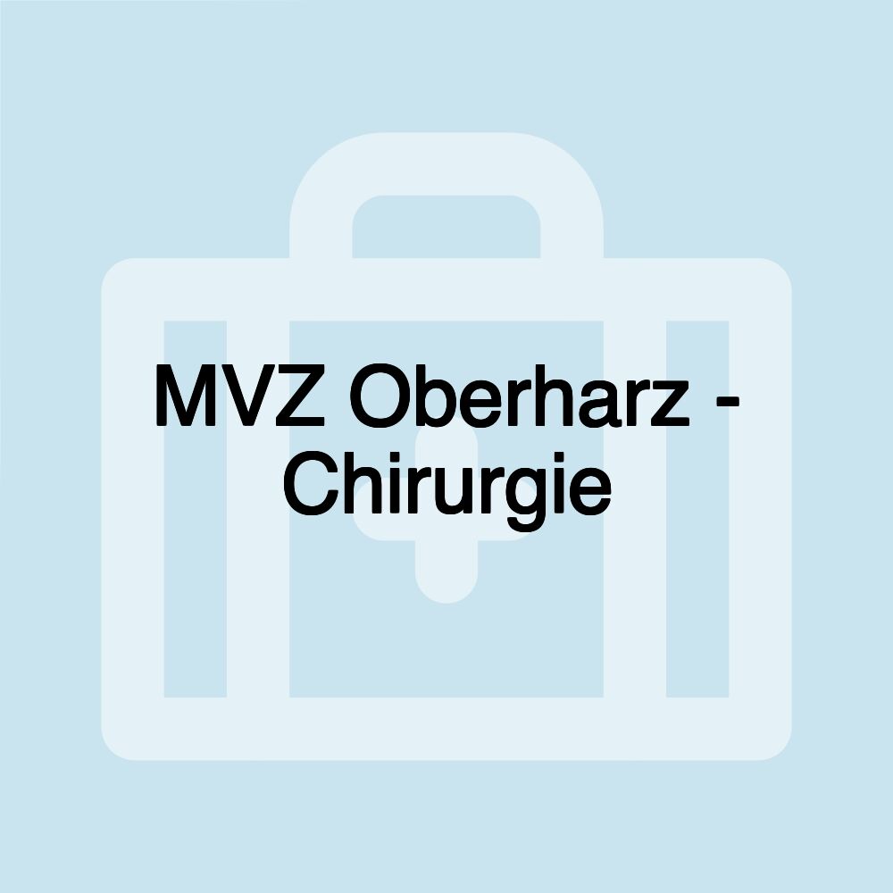 MVZ Oberharz - Chirurgie